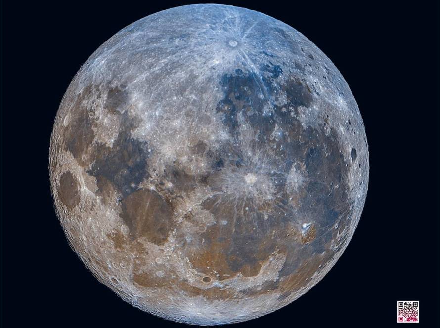 A Unique Colourful and Educational Fullmoon - Solar System