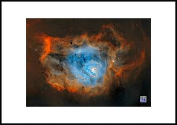 The Core of the Lagoon Nebula: A Celestial Lagoon - Nebula