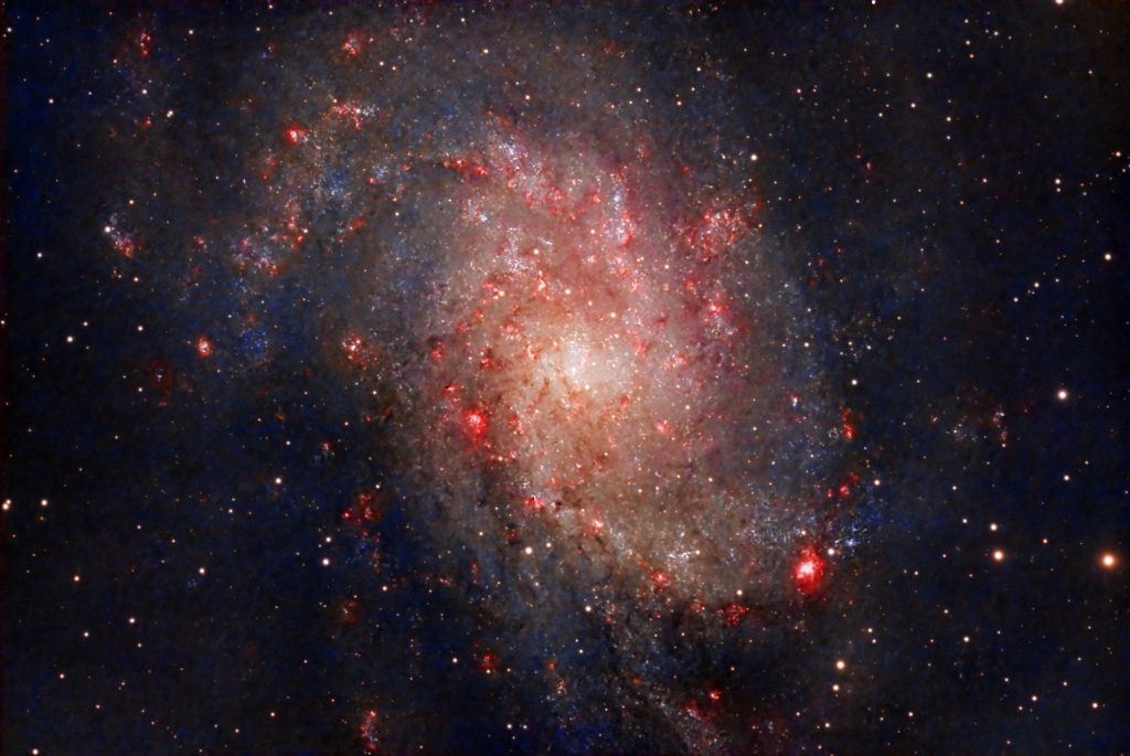Capturing the Cosmic Beauty The Triangulum Pinwheel Galaxy