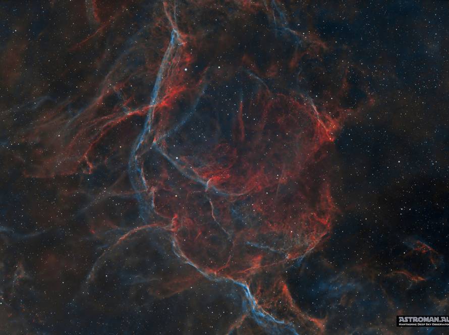 Vela Supernova Remnant – A Tapestry of Celestial Aftershock
