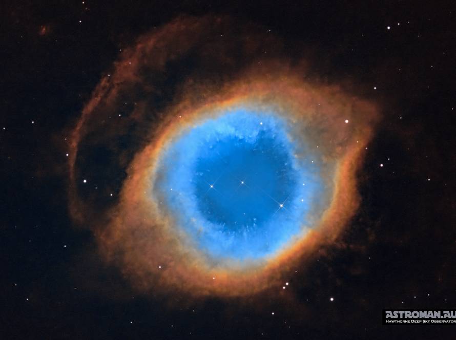 👁️✨ God’s Eye – The Helix Nebula (NGC 7293)