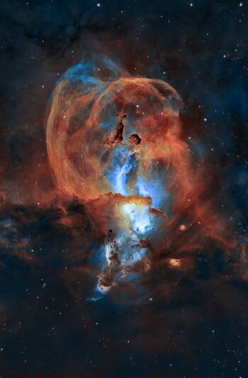 Statue of Liberty Nebula — A Cosmic Icon