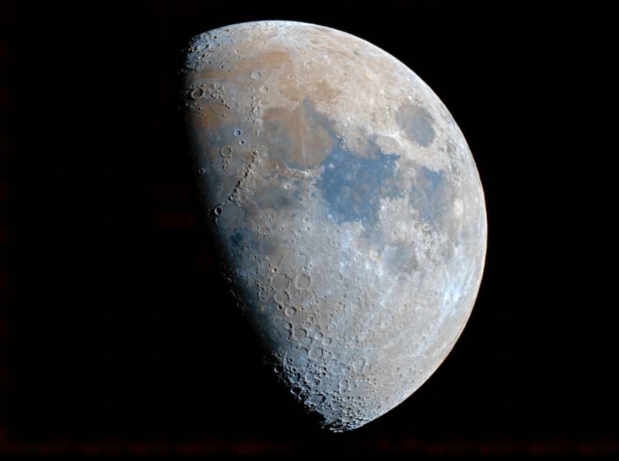 The Moon — A World in Living Colour